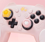 Cute Wing Silicone Case with Thumb Grip Caps for Nintendo Switch 2 Pro Controller
