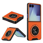 Shockproof Foldable Case with 360° Rotating Ring Stand for Samsung Galaxy Z Flip 8