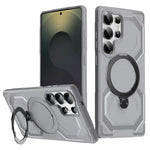 Samsung Galaxy S25 Series Protective Magnetic Case with Rotating Stand