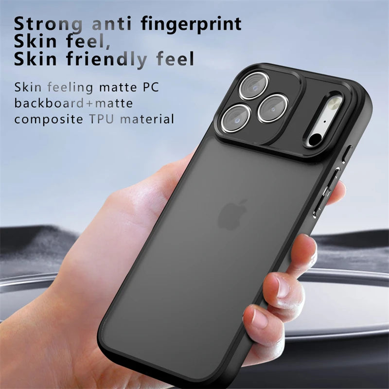iPhone 17 Series Translucent Frosted Silicone TPU Case