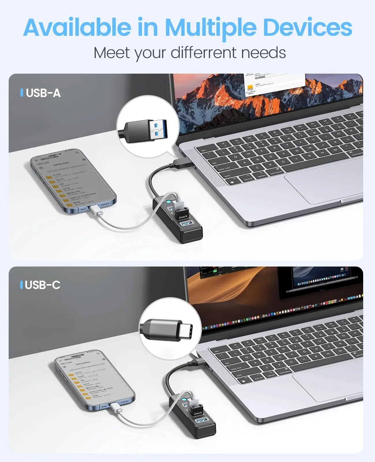 ORICO 4-Port USB 3.0 Hub