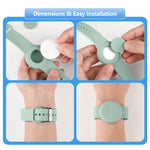 Waterproof Silicone Wristband Holder for Apple AirTag