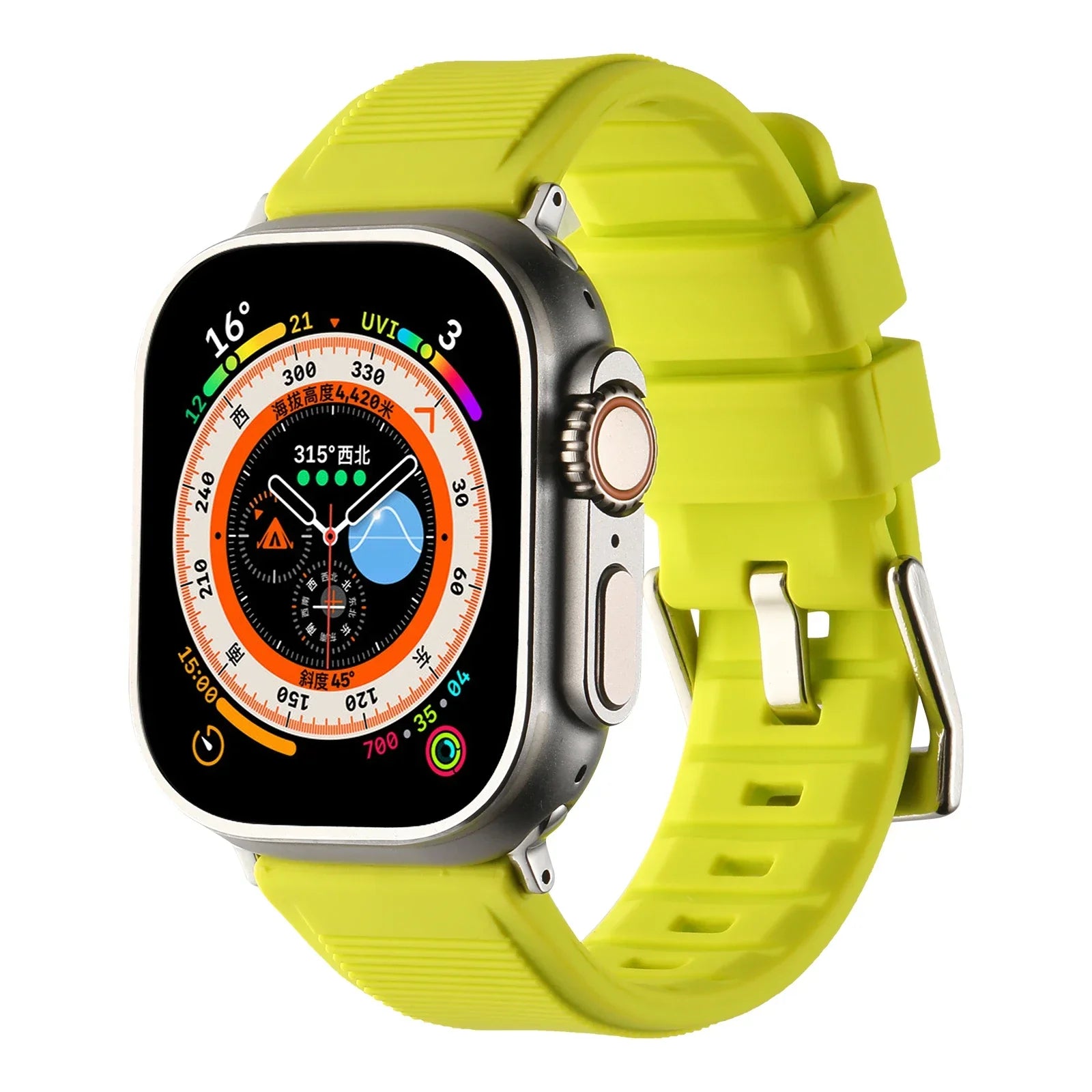 Durable Silicone Replacement Strap for Apple Watch