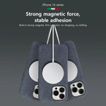 Genuine Cow Suede Leather MagSafe Case for iPhone 14 Series