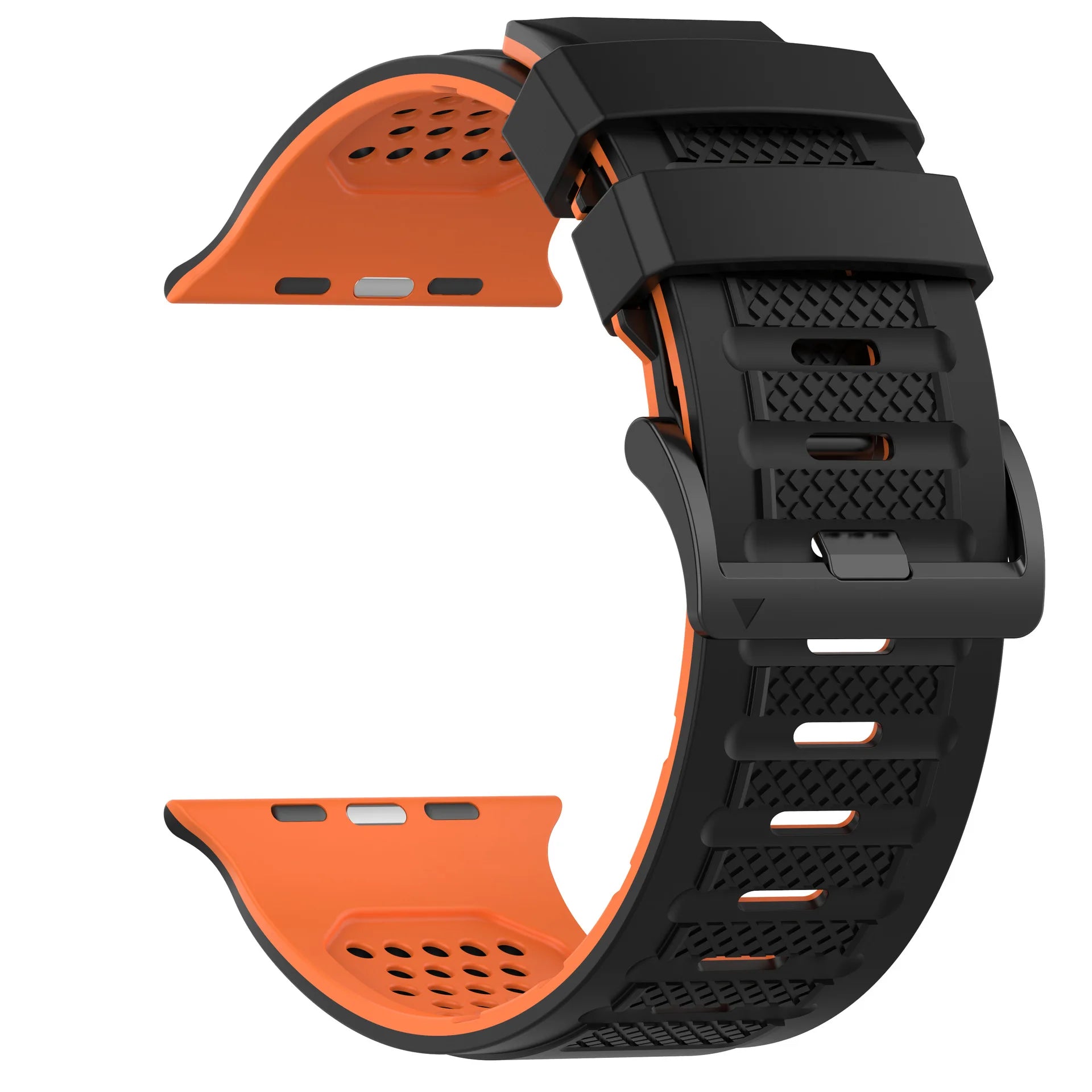 Durable Dual-Color Silicone Sport Band for Apple Watch