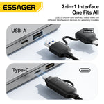 Essager 2.5" HDD/SSD SATA to USB 3.0 & Type-C Converter Adapter