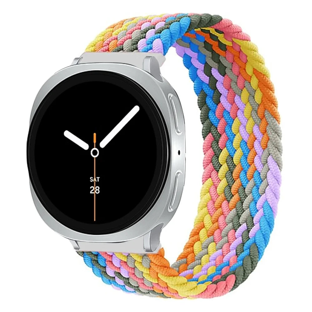 Braided Solo Loop Elastic Band for Samsung Galaxy Watch 8 / Galaxy Watch 8 Classic