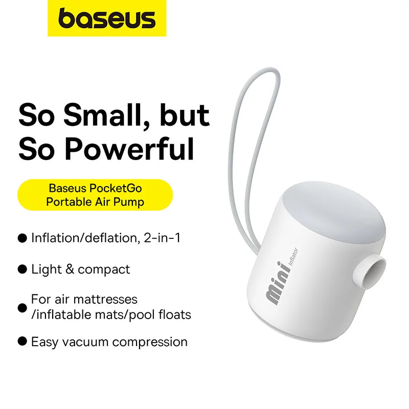 Baseus Portable Electric Air Inflator Pump