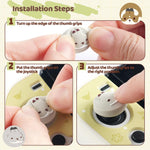Anti-Slip Silicone Thumb Grips for Nintendo Switch 2 Joy-Con