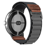 Breathable Nylon and Leather Band for Google Pixel Watch 4