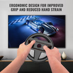 2-Pack Simulated Racing Steering Wheel Attachments for Nintendo Switch 2 Joy-Con Controllers