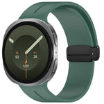 Silicone Smartwatch Band with Magnetic Snap Closure for Samsung Galaxy Watch 9