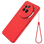 Nothing Phone 3a Pro Soft Premium Liquid Silicone Case with Flocking Interior & Strap Lanyard