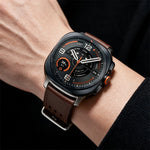 Breathable Perforated Leather Watch Band for Samsung Galaxy Watch 9