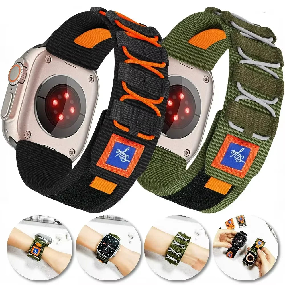 Outdoor Nylon Loop Band for Apple Watch