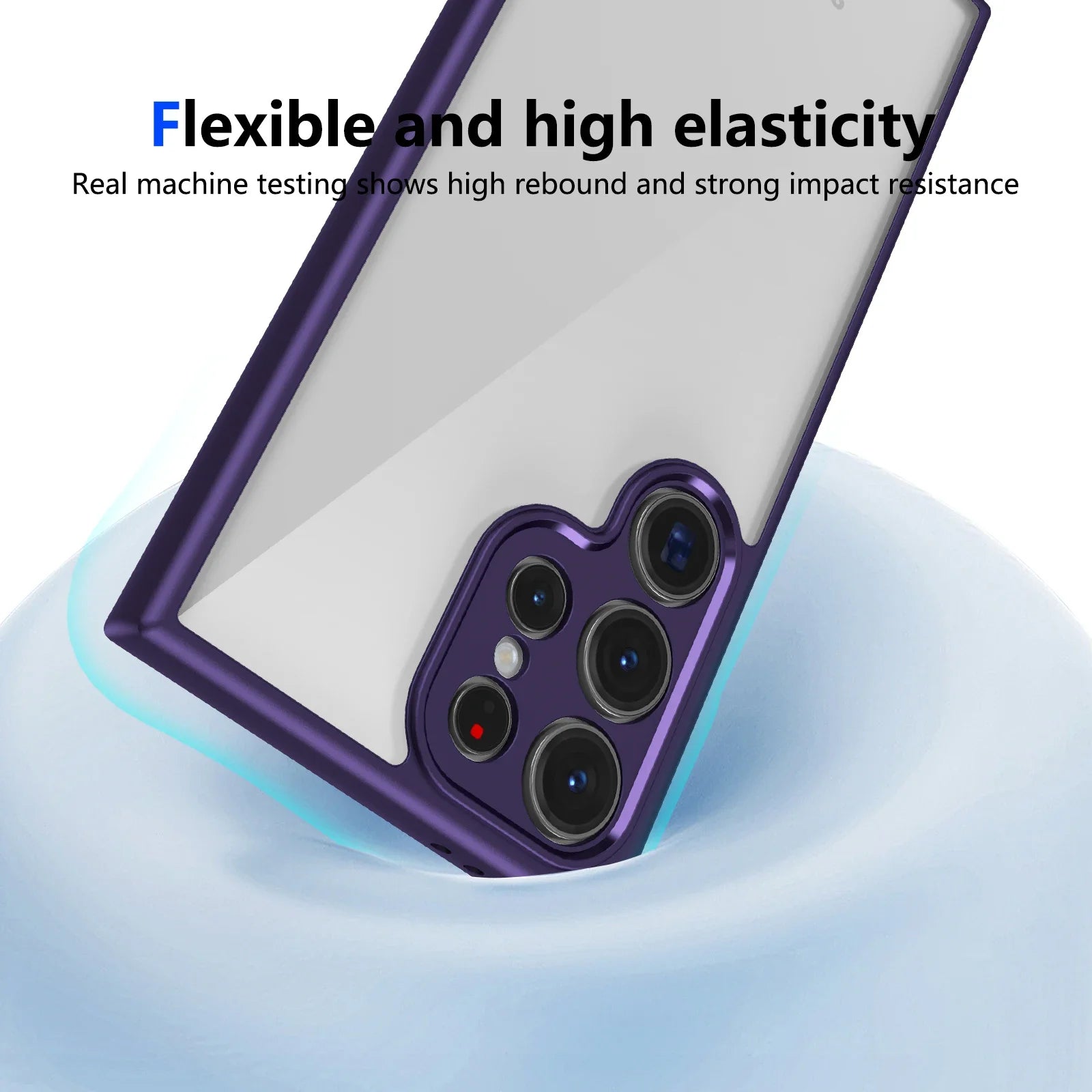Shockproof Armor Matte Frosted Clear Case with Lens Protection for Samsung Galaxy S25 Series