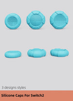 3 Pairs Silicone Rubber Thumb Grips for Nintendo Switch 2 Joy-Con