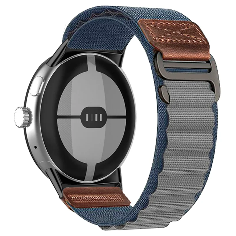 Breathable Nylon and Leather Band for Google Pixel Watch 3