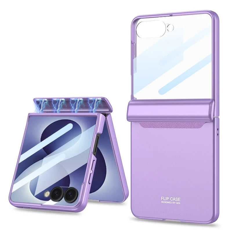 Premium Protective Case with Outer Screen Cover for Samsung Galaxy Z Flip 8