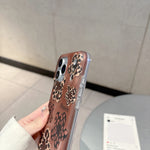 Leopard Print & Floral Pattern Case for iPhone 17 Series