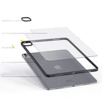 Clear Hybrid TPU and PC Bumper Case for iPad Pro (2024)