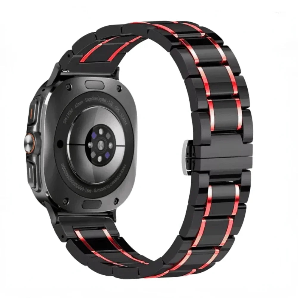 Premium Ceramic and Stainless Steel Strap for Samsung Galaxy Watch 8 & Galaxy Watch 8 Classic
