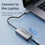 CABLETIME Aluminum USB to 2.5Gbps Ethernet Adapter