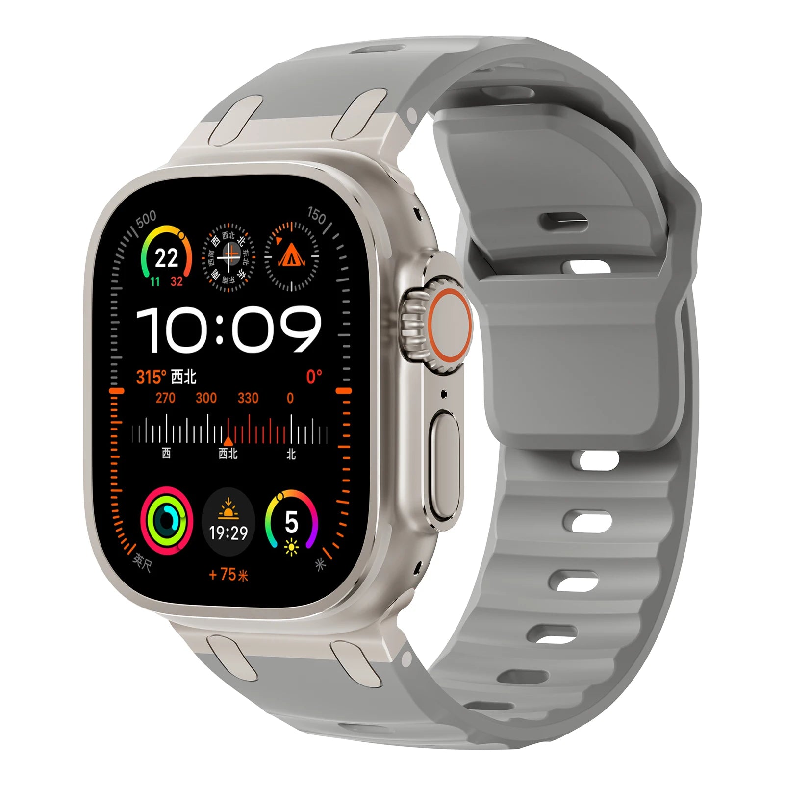 Comfort-Fit Sport Silicone Strap for Apple Watch
