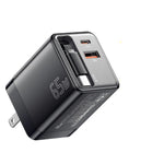 Essager 65W GaN Charger with Built-in Retractable Cable