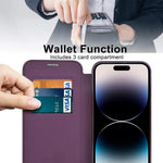 Protective Flip Magnetic Leather Case for iPhone 16e