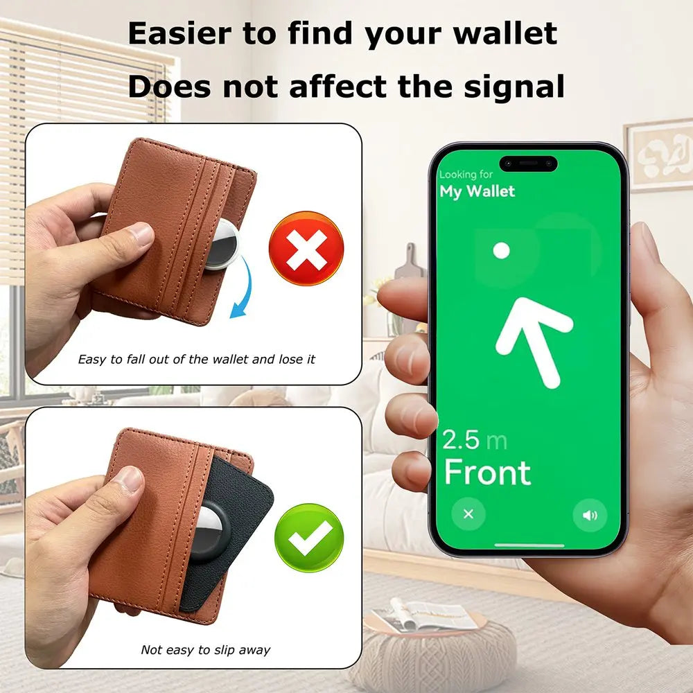 Ultra-Slim AirTag Card Holder Case