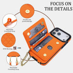 2-in-1 Detachable MagSafe Wallet Case with Crossbody Strap for iPhone 18 Series