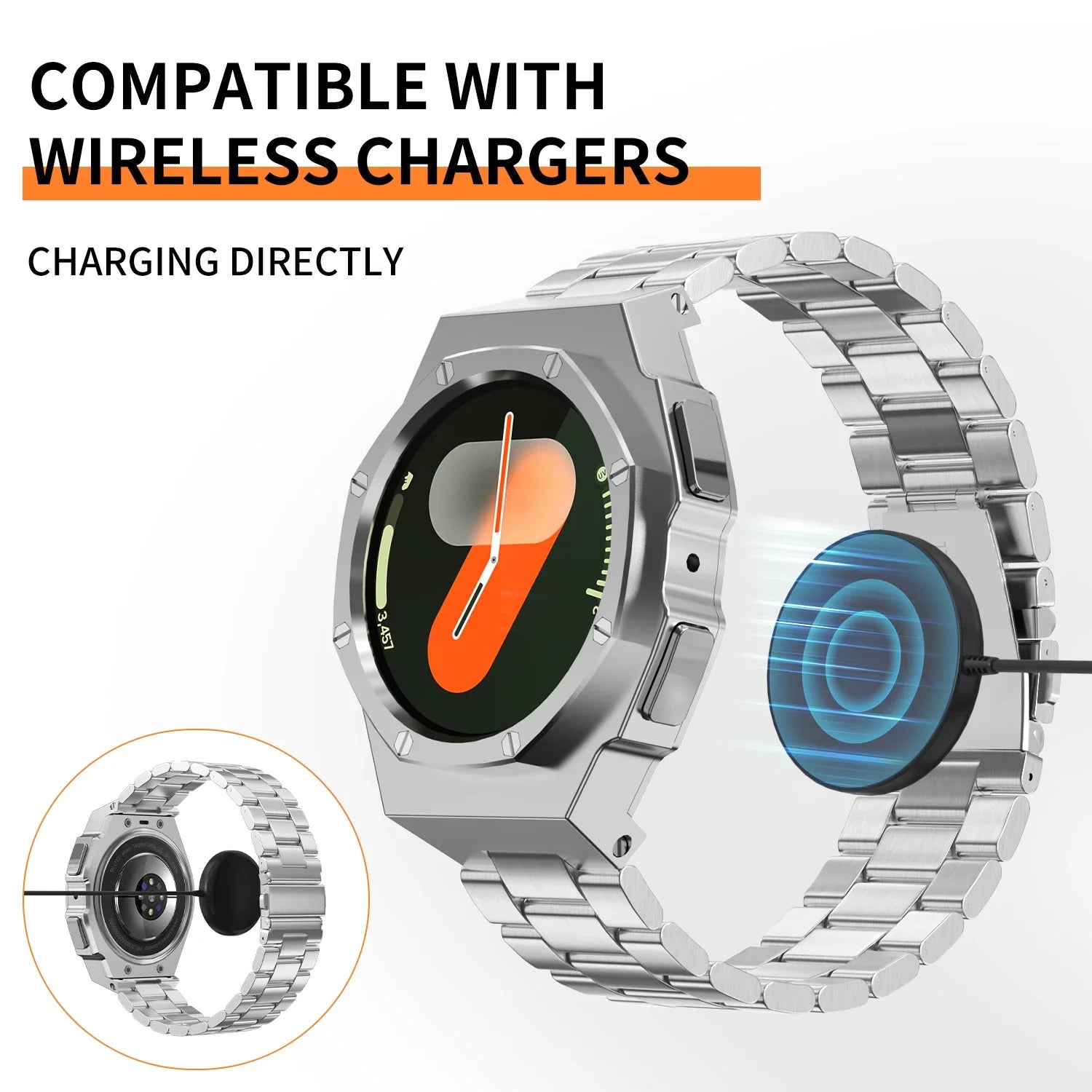 Stainless Steel Mod Kit for Samsung Galaxy Watch 7