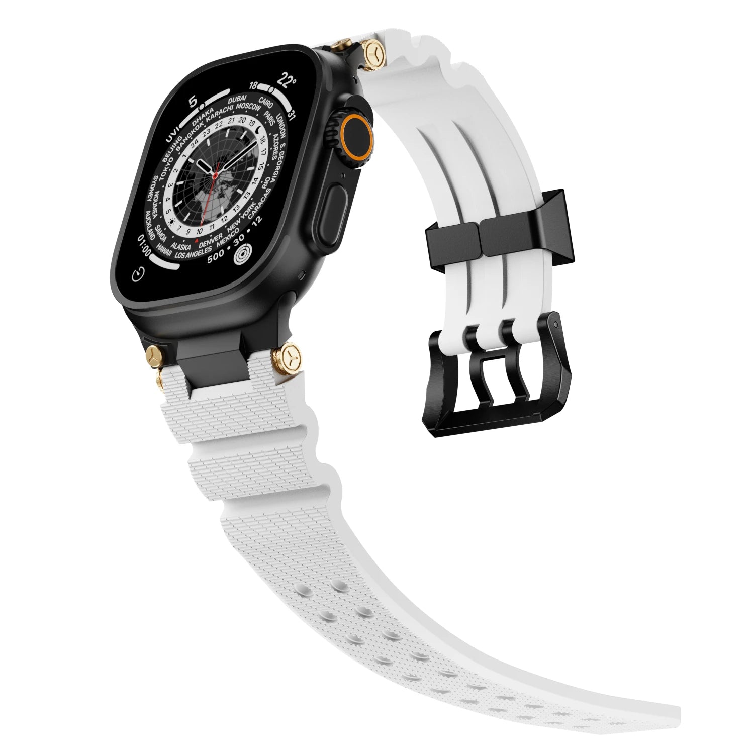 Heavy-Duty Silicone Watch Strap for Apple Watch