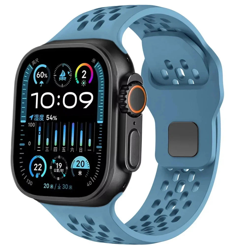 Breathable Silicone Strap for Apple Watch