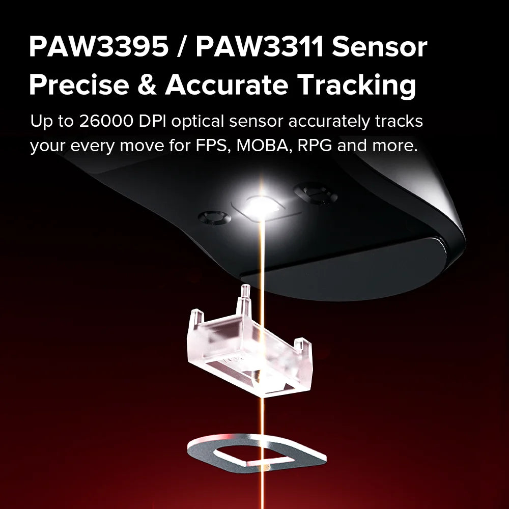 Delux M800mini Pro Lightweight Wireless Gaming Mouse