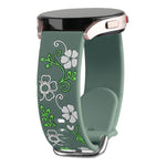 Comfortable Engraved Silicone Sport Strap for Samsung Galaxy Watch 6 / Galaxy Watch 6 Classic