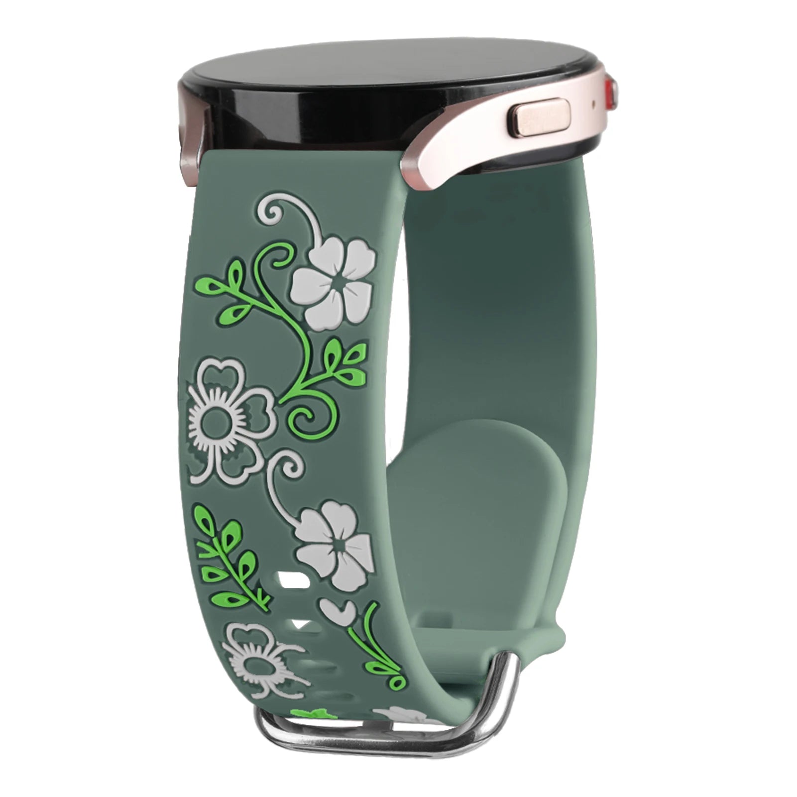 Comfortable Engraved Silicone Sport Strap for Samsung Galaxy Watch 6 / Galaxy Watch 6 Classic