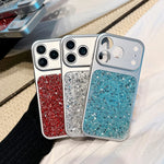 Shiny Glitter Shock-Resistant Phone Case for iPhone 17 Series