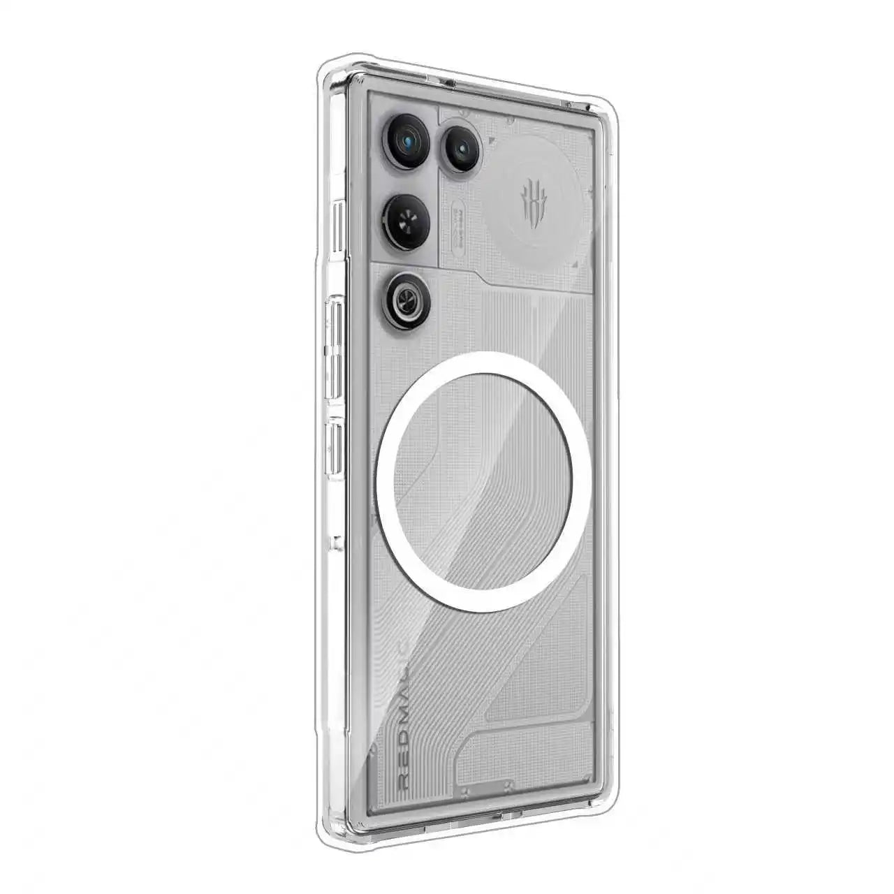 Semi-Transparent Magnetic Case for ZTE Nubia Red Magic 11 Air