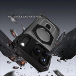 iPhone 17 Series MagSafe Case with 360° Stand Reinforced Corner Protection