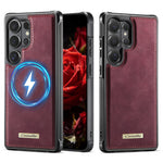 Samsung Galaxy S26 Series Magnetic Leather Phone Case