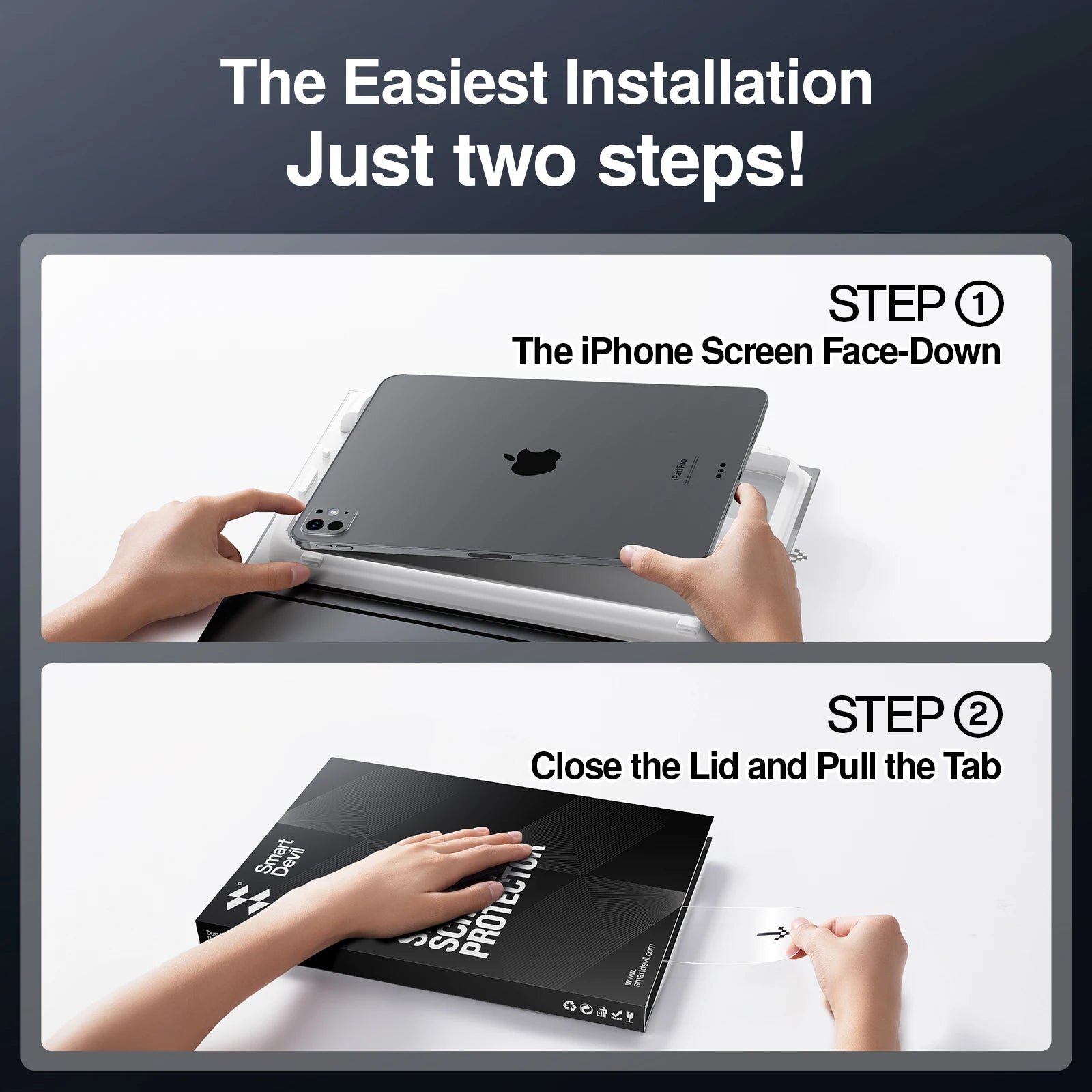 Dust-Free Tempered Glass Screen Protector for iPad Pro M4 (2024)
