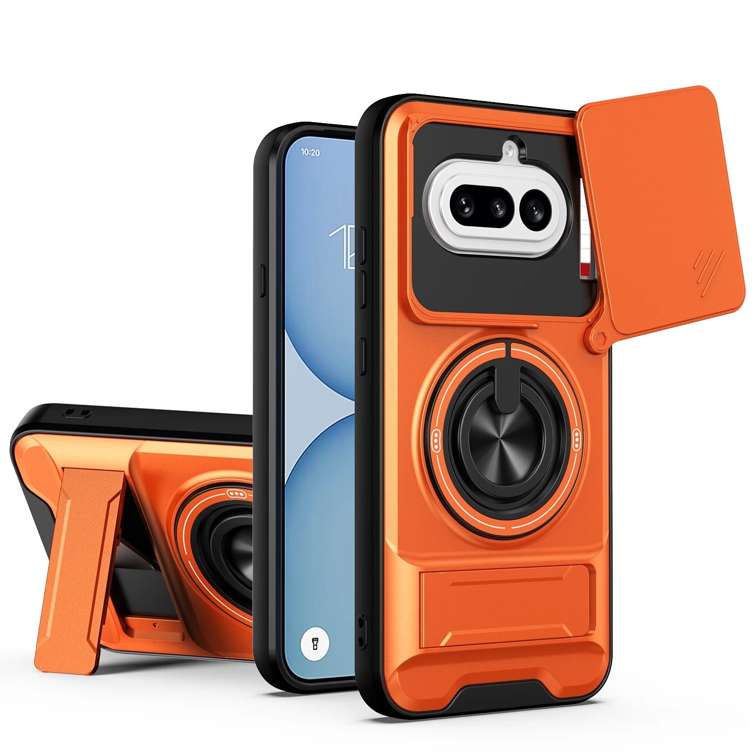 Nothing Phone 4a Hard Shell Magnetic Case with Lens Slide Cover