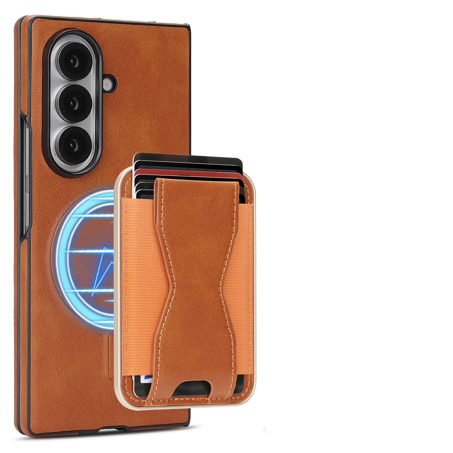 2-in-1 Magnetic Detachable Wallet Case for Samsung Galaxy Z Fold 7