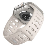 Perforated Silicone Sport Band with Ventilation Holes for Apple Watch