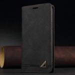 Luxury Retro Leather RFID-Blocking Flip Wallet Case for Samsung Galaxy S26 Series