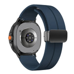 Silicone Magnetic Buckle Strap for Samsung Galaxy Watch 8 /  Galaxy Watch 8 Classic