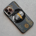 Dolar Bill Graphic Shockproof Soft Silicone Case for iPhone 15 Series