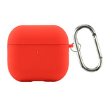 Inner Flocking Silicone and PC Keychain Case for AirPods 4